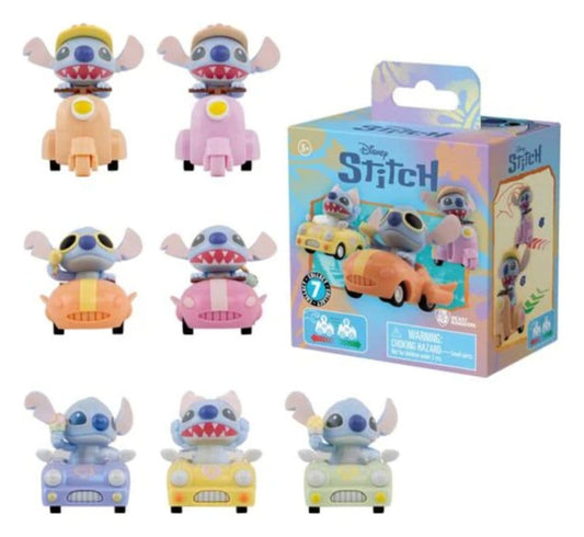Disney Zoom Hero Rückzug-Fahrzeuge mit Figuren Lilo & Stitch Series 2 Blind Box Display (12) Image 2