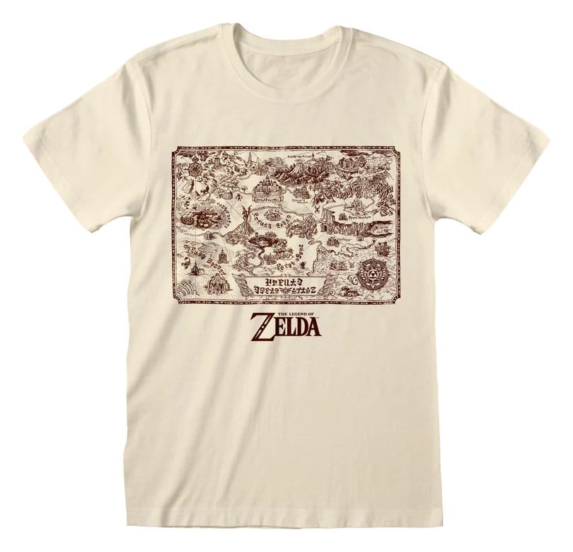 The Legend of Zelda T-Shirt Map Of Kingdom Größe XXL Image