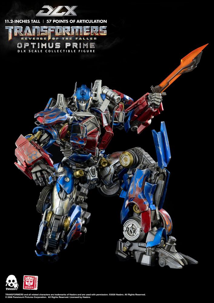 Transformers - Die Rache DLX Actionfigur 1/6 Optimus Prime 28 cm Image 12