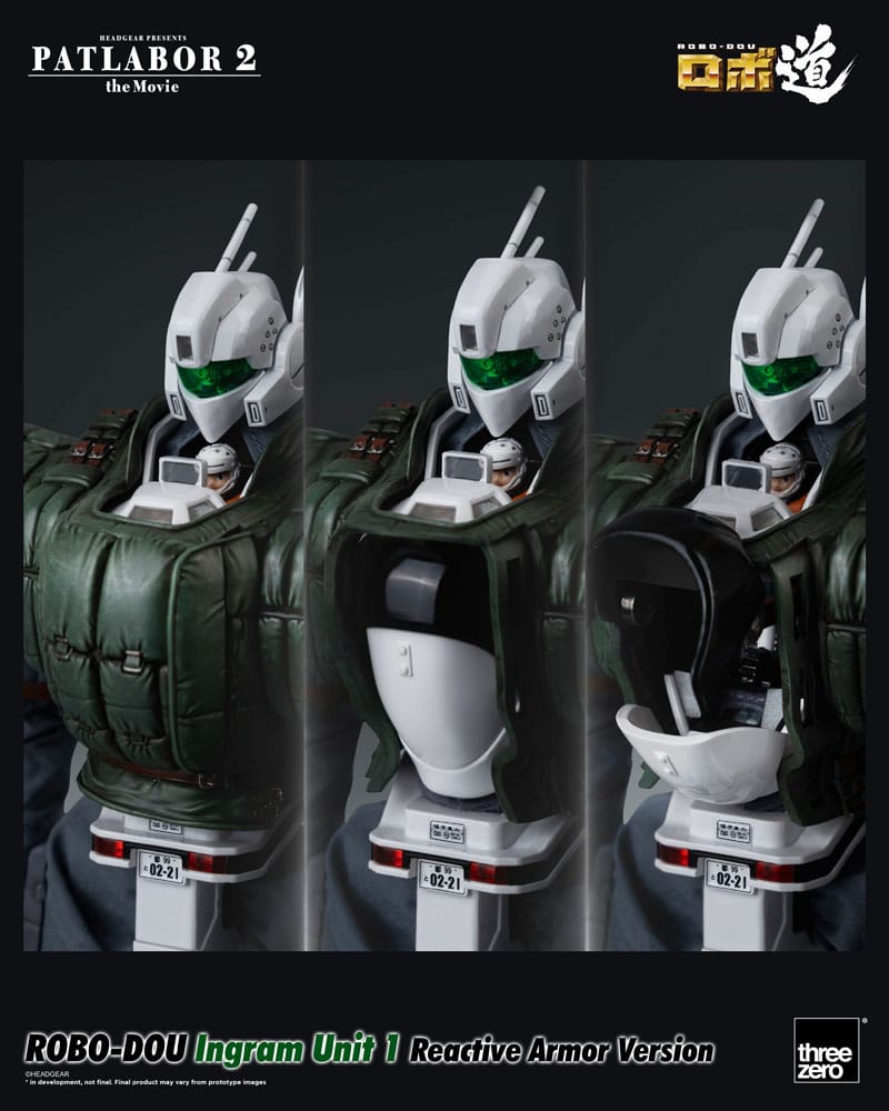 Patlabor 2: The Movie Robo-Dou Actionfigur Ingram Unit 1 Reactive Armor Version 23 cm Image 12