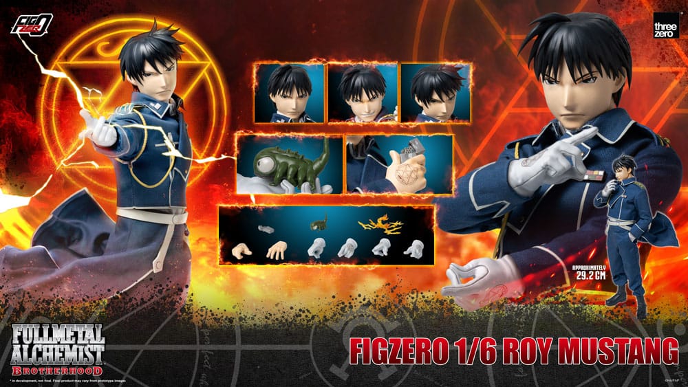 Fullmetal Alchemist: Brotherhood Actionfiguren FigZero 1/6 Roy Mustang 29 cm Image 17