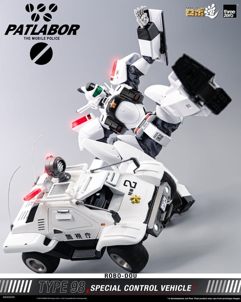 Mobile Police Patlabor ROBO-DOU Typ 98 Spezielles Kontrollfahrzeug 10 cm Image 8