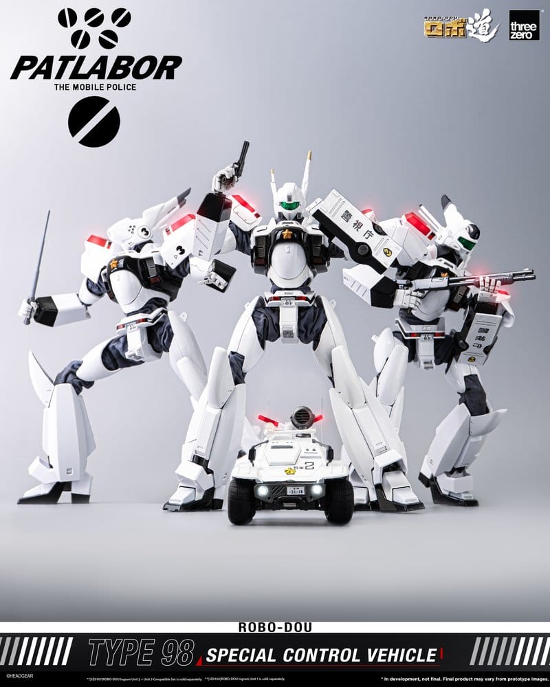 Mobile Police Patlabor ROBO-DOU Typ 98 Spezielles Kontrollfahrzeug 10 cm Image 9