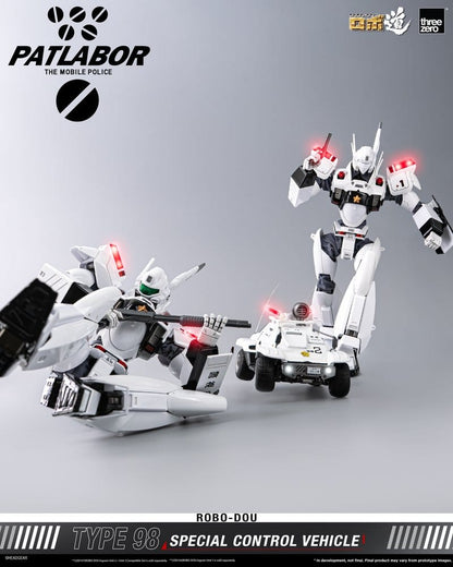 Mobile Police Patlabor ROBO-DOU Typ 98 Spezielles Kontrollfahrzeug 10 cm Image 10