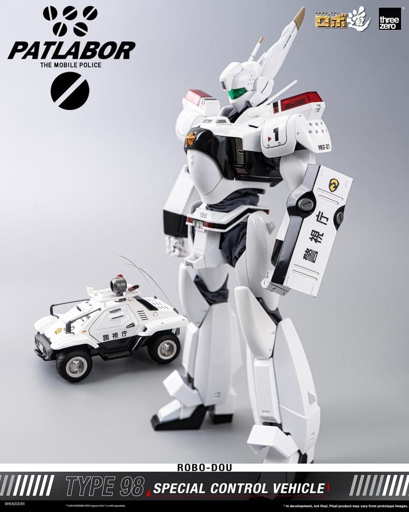 Mobile Police Patlabor ROBO-DOU Typ 98 Spezielles Kontrollfahrzeug 10 cm Image 18