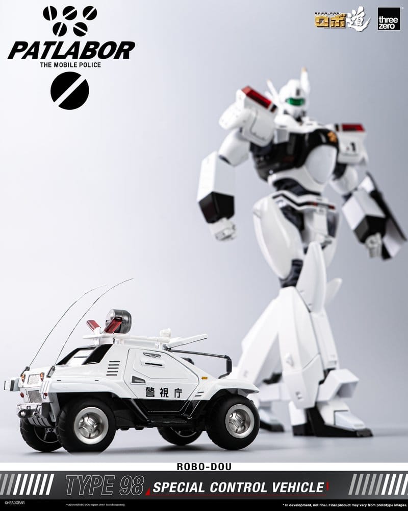 Mobile Police Patlabor ROBO-DOU Typ 98 Spezielles Kontrollfahrzeug 10 cm Image 19