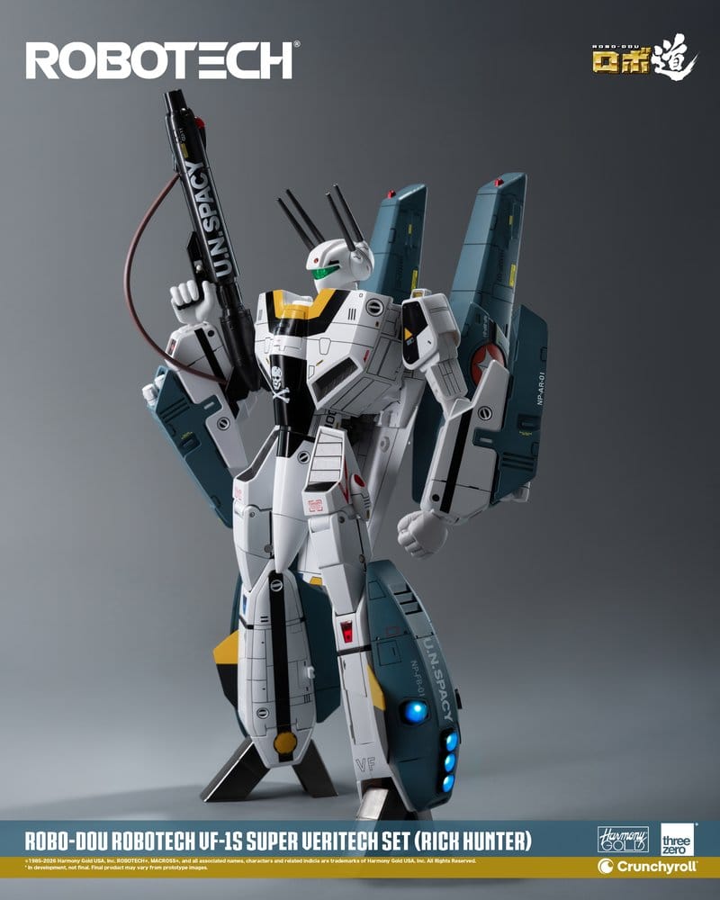 Robotech Robo-Dou Actionfigur VF-1S Super Veritech Set (Rick Hunter) 20 cm Image 4