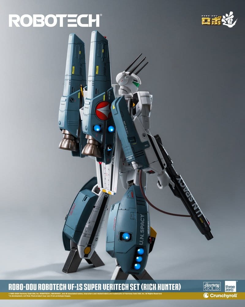 Robotech Robo-Dou Actionfigur VF-1S Super Veritech Set (Rick Hunter) 20 cm Image 15