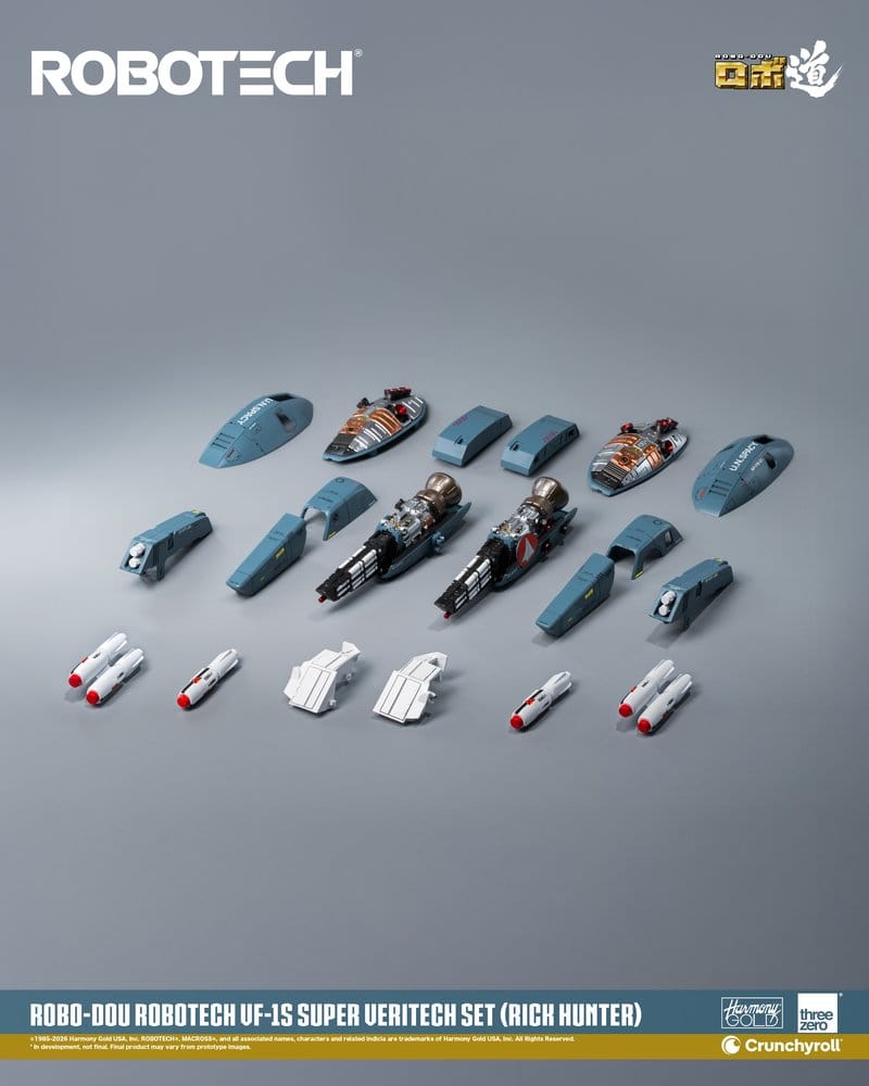 Robotech Robo-Dou Actionfigur VF-1S Super Veritech Set (Rick Hunter) 20 cm Image 17