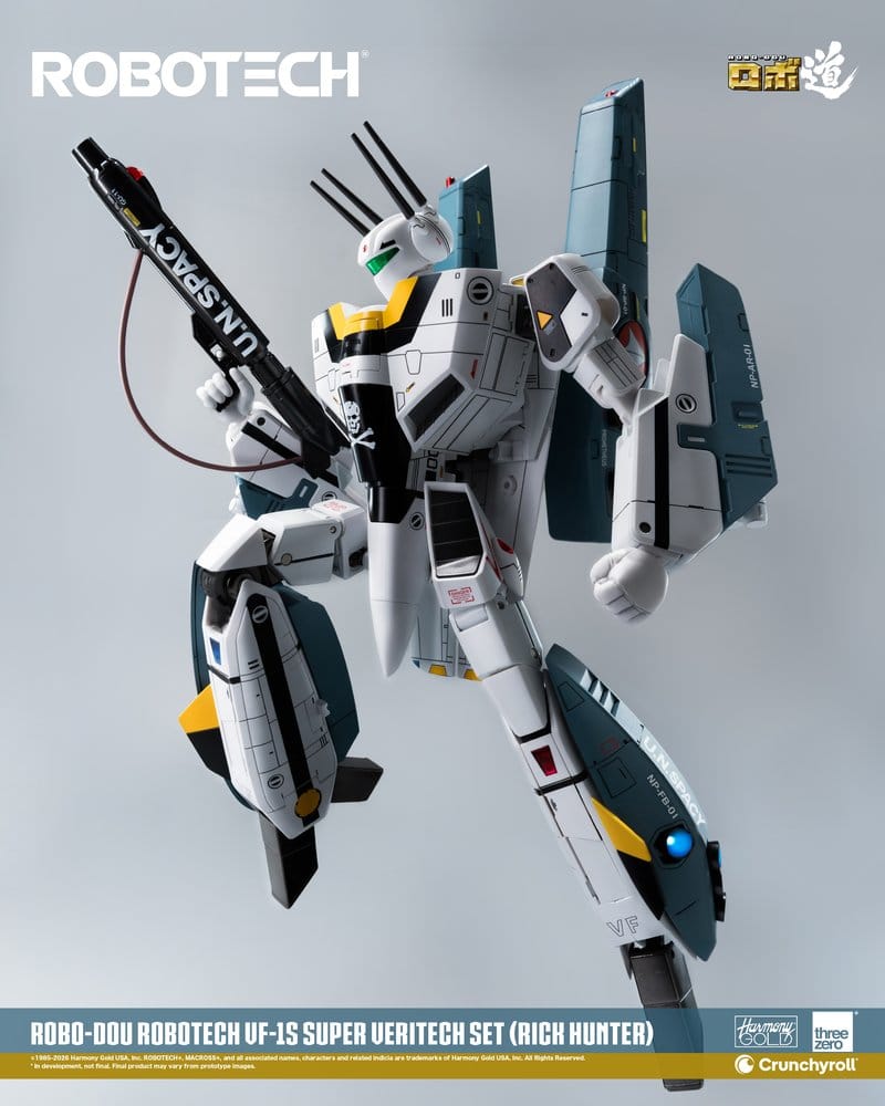 Robotech Robo-Dou Actionfigur VF-1S Super Veritech Set (Rick Hunter) 20 cm Image 18