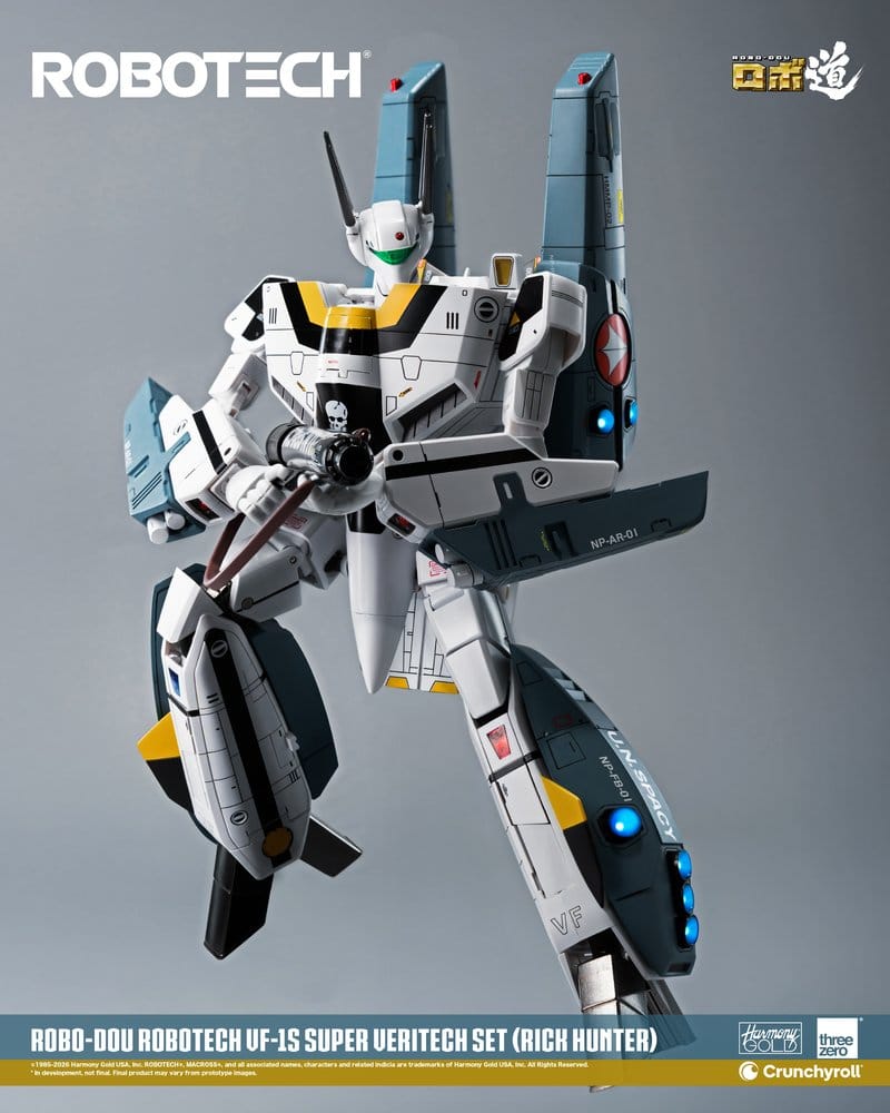 Robotech Robo-Dou Actionfigur VF-1S Super Veritech Set (Rick Hunter) 20 cm Image 19