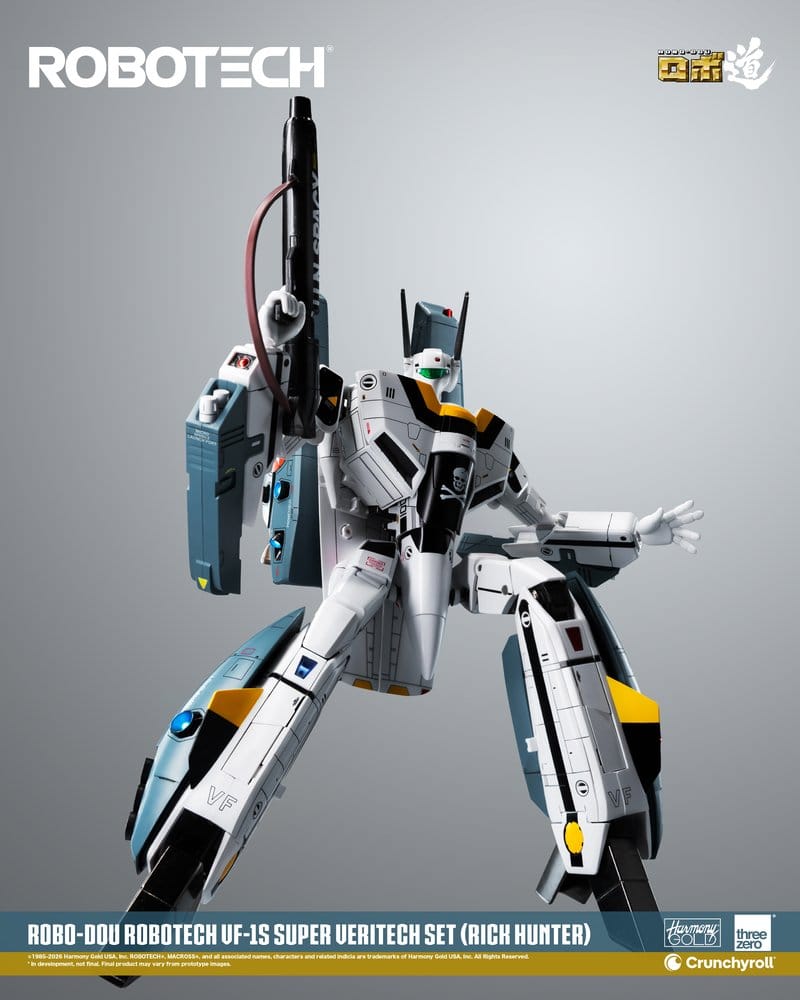 Robotech Robo-Dou Actionfigur VF-1S Super Veritech Set (Rick Hunter) 20 cm Image 20