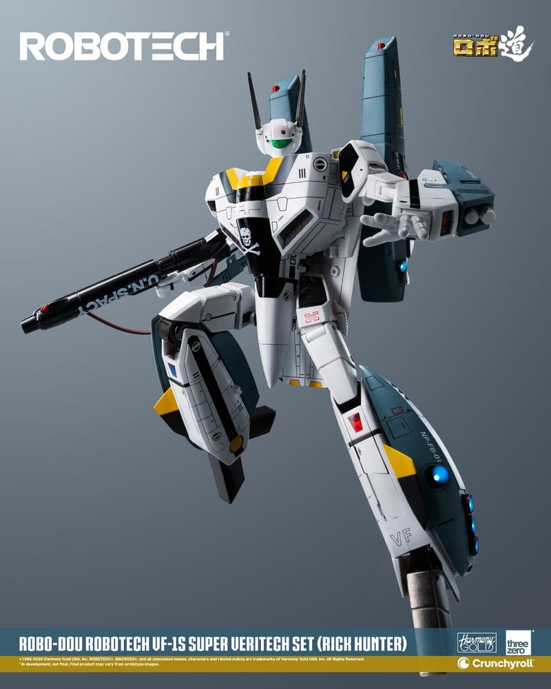 Robotech Robo-Dou Actionfigur VF-1S Super Veritech Set (Rick Hunter) 20 cm Image 21