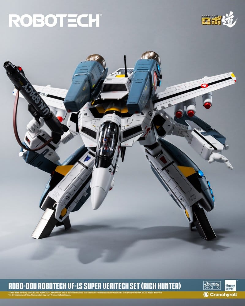 Robotech Robo-Dou Actionfigur VF-1S Super Veritech Set (Rick Hunter) 20 cm Image 24
