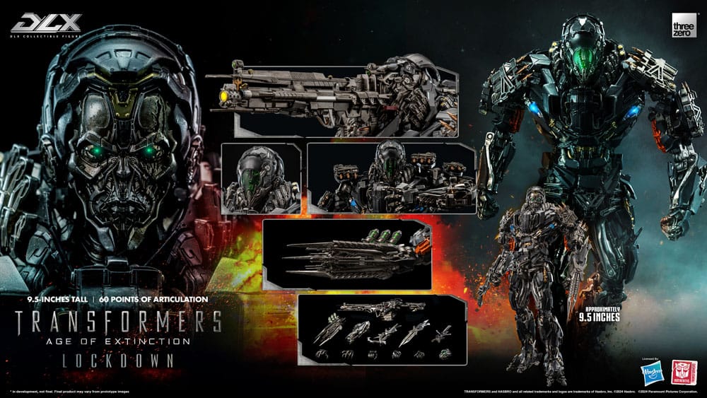 Transformers: Age of Extinction DLX Actionfigur 1/6 Lockdown 24 cm Image 20
