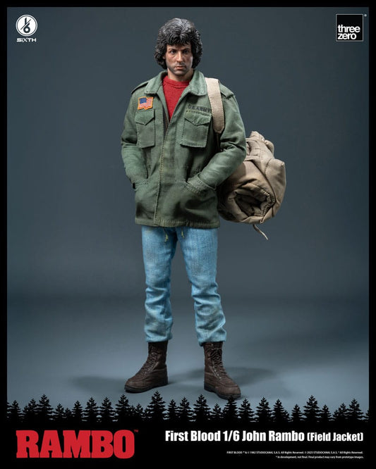 Rambo: First Blood Actionfigur 1/6 John Rambo (Field Jacket) 31 cm Image 1