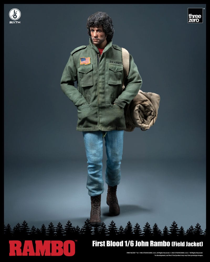 Rambo: First Blood Actionfigur 1/6 John Rambo (Field Jacket) 31 cm Image 3