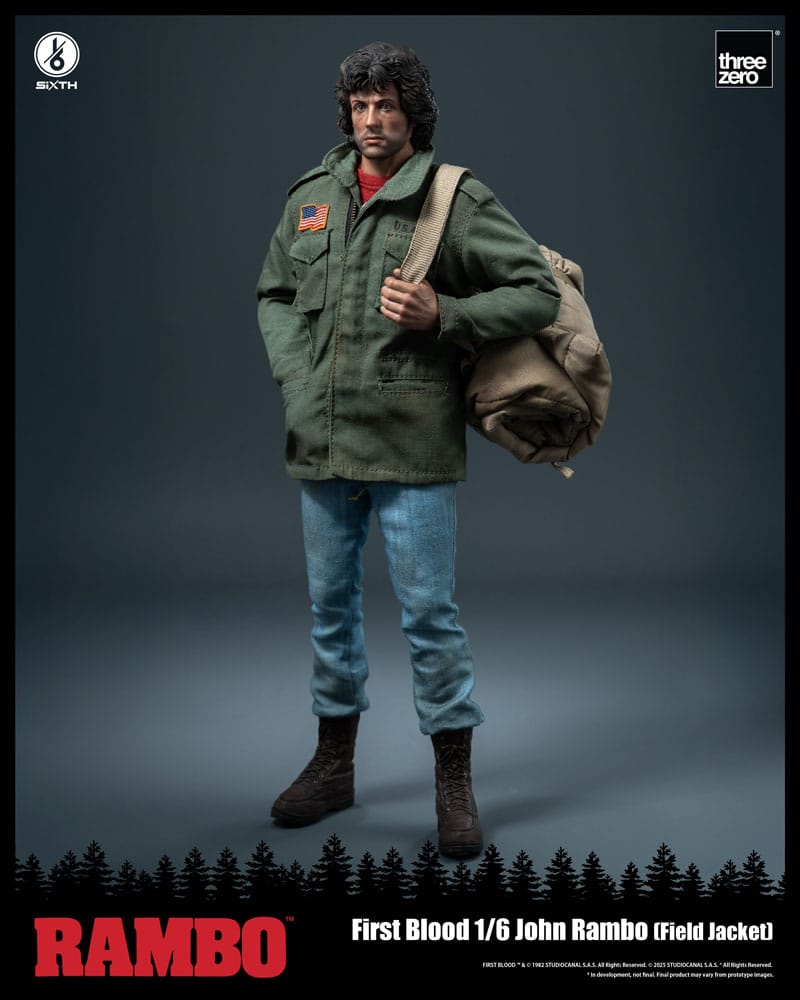 Rambo: First Blood Actionfigur 1/6 John Rambo (Field Jacket) 31 cm Image 5
