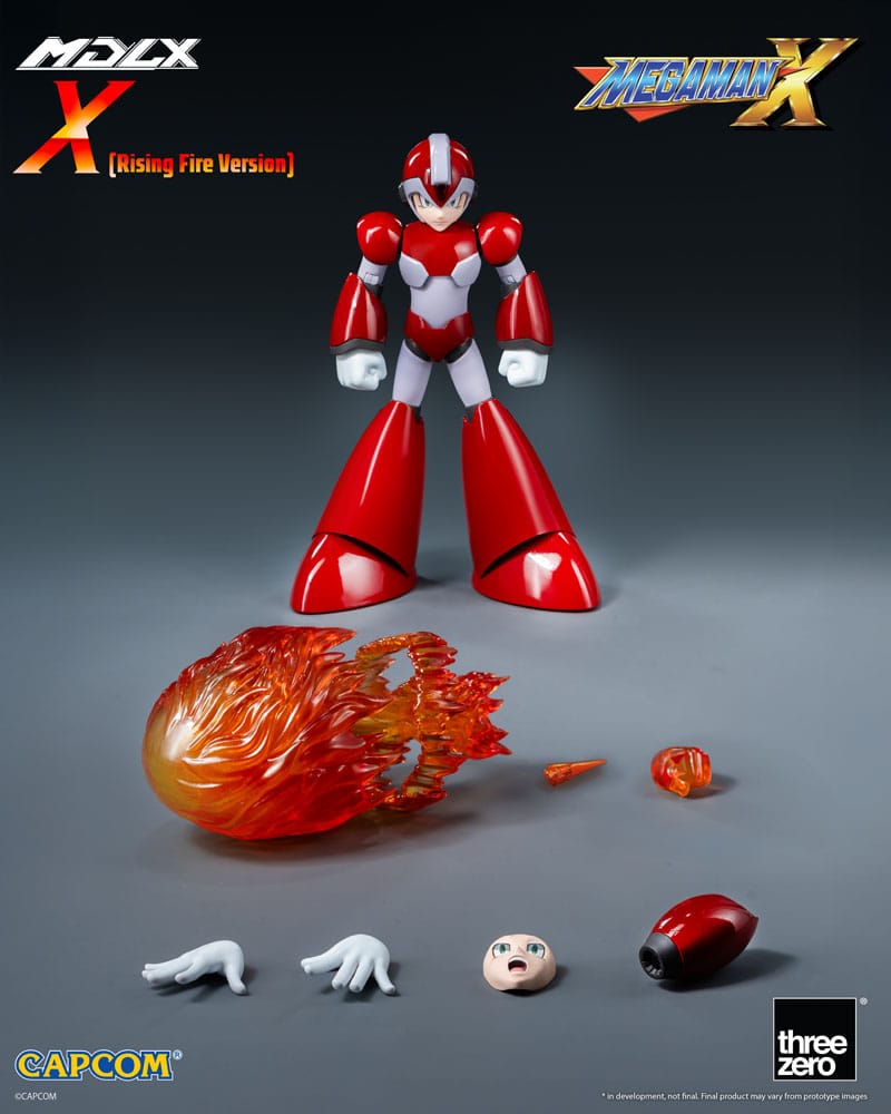 Mega Man MDLX Actionfigur Rockman X / Mega Man X (Rising Fire Version) 12 cm Image 2