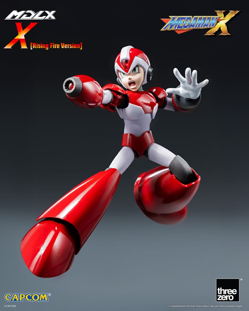 Mega Man MDLX Actionfigur Rockman X / Mega Man X (Rising Fire Version) 12 cm Image 4