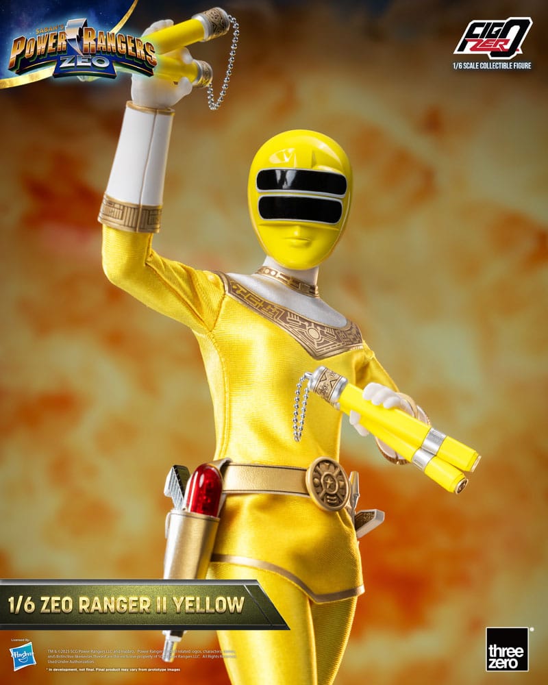Power Rangers Zeo FigZero Actionfigur 1/6 Ranger II Yellow 30 cm Image 3