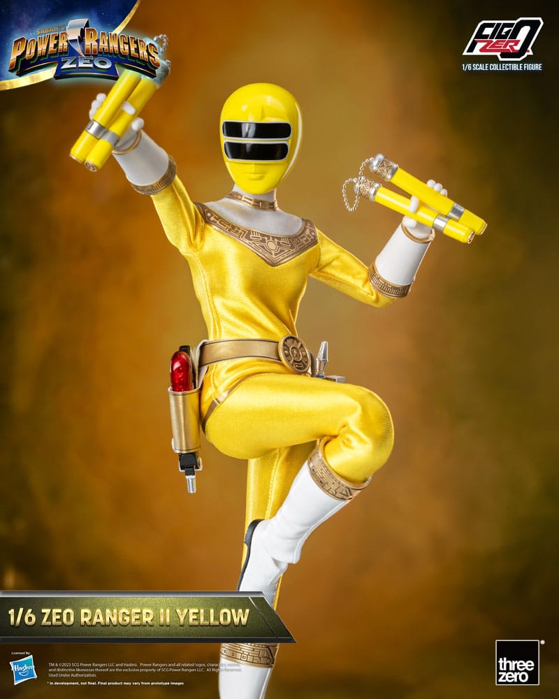 Power Rangers Zeo FigZero Actionfigur 1/6 Ranger II Yellow 30 cm Image 5