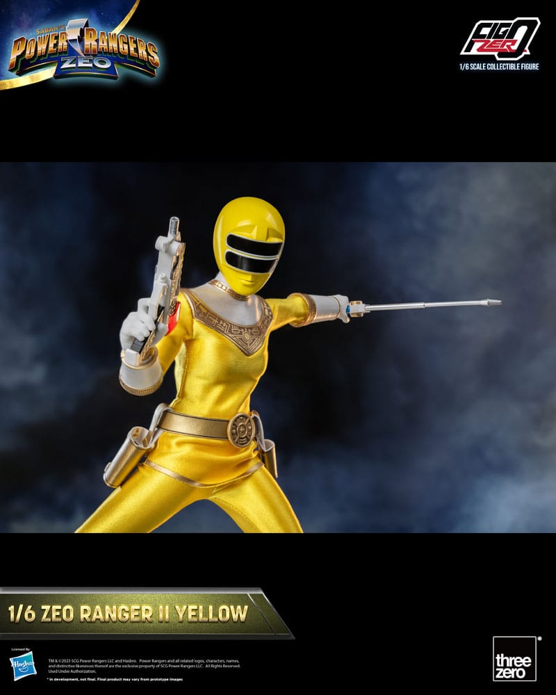 Power Rangers Zeo FigZero Actionfigur 1/6 Ranger II Yellow 30 cm Image 8