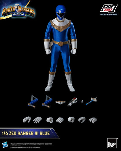 Power Rangers Zeo FigZero Actionfigur 1/6 Ranger III Blue 30 cm Image 2