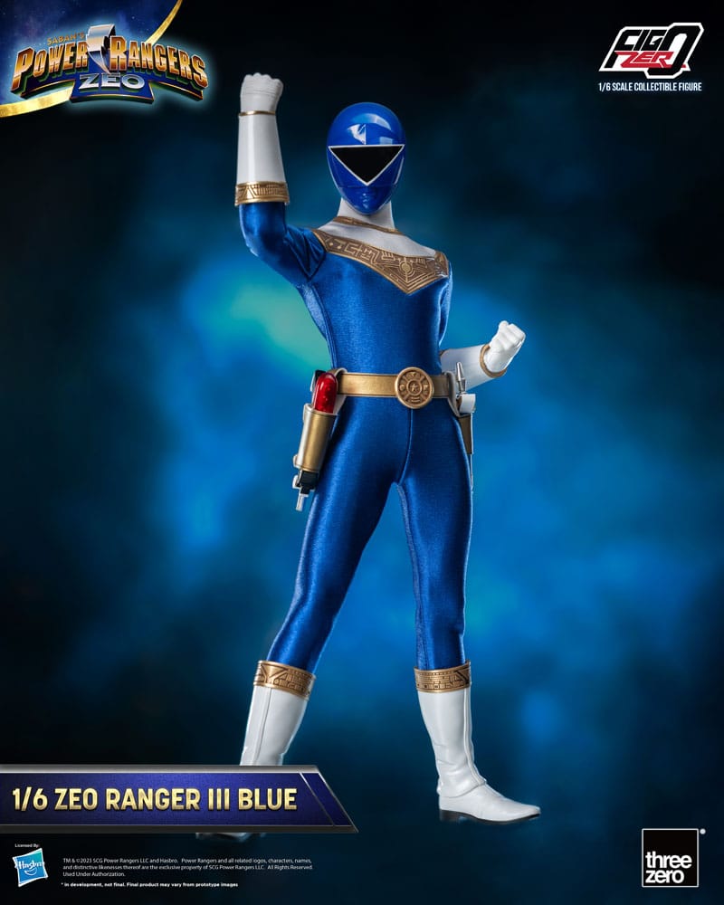 Power Rangers Zeo FigZero Actionfigur 1/6 Ranger III Blue 30 cm Image 3