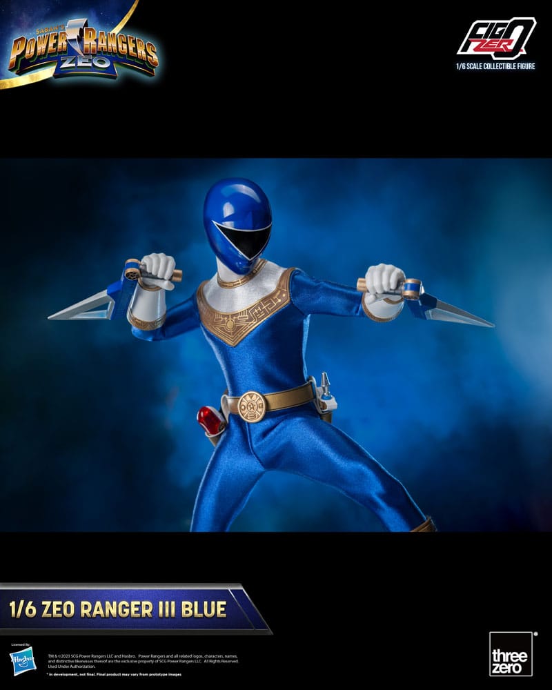 Power Rangers Zeo FigZero Actionfigur 1/6 Ranger III Blue 30 cm Image 4