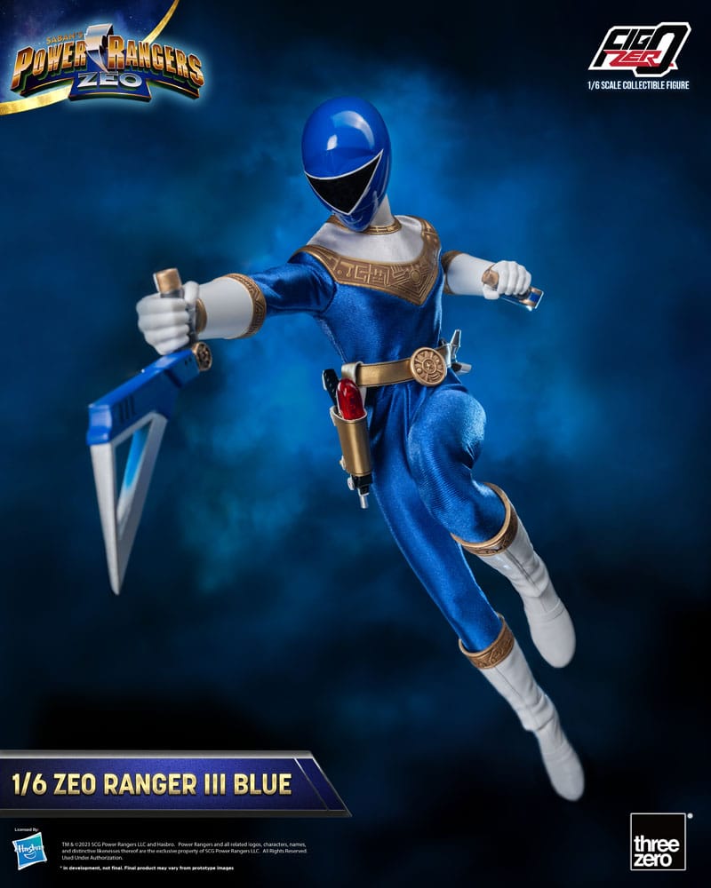 Power Rangers Zeo FigZero Actionfigur 1/6 Ranger III Blue 30 cm Image 5