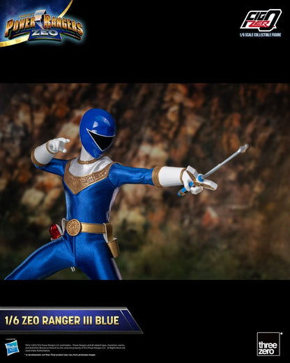 Power Rangers Zeo FigZero Actionfigur 1/6 Ranger III Blue 30 cm Image 8