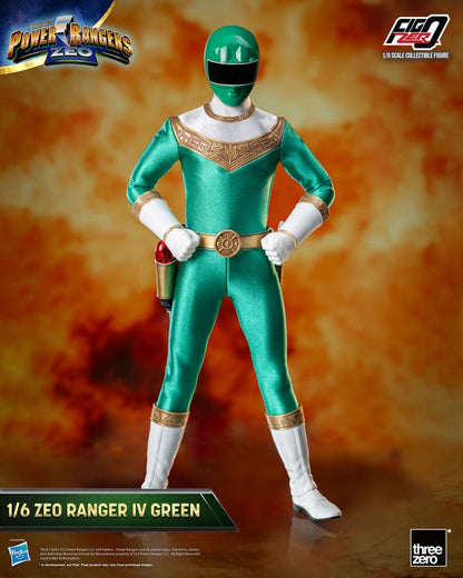 Power Rangers Zeo FigZero Actionfigur 1/6 Ranger IV Green 30 cm Image 1