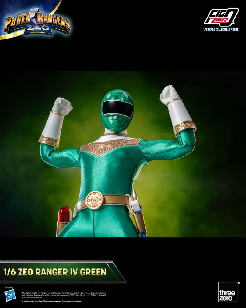 Power Rangers Zeo FigZero Actionfigur 1/6 Ranger IV Green 30 cm Image 3