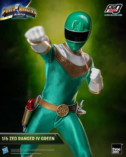 Power Rangers Zeo FigZero Actionfigur 1/6 Ranger IV Green 30 cm Image 4
