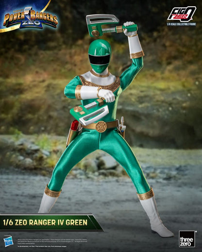 Power Rangers Zeo FigZero Actionfigur 1/6 Ranger IV Green 30 cm Image 6