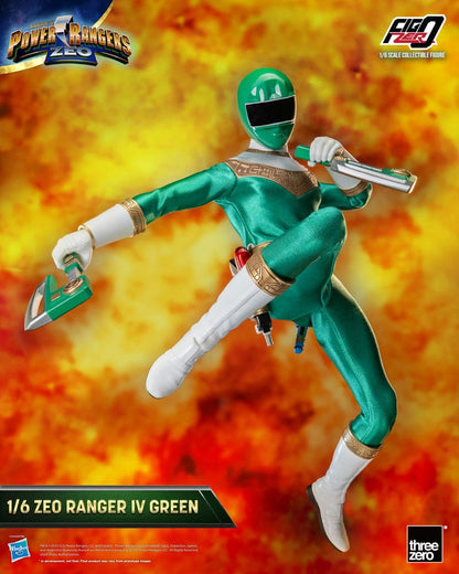 Power Rangers Zeo FigZero Actionfigur 1/6 Ranger IV Green 30 cm Image 8