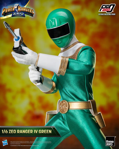 Power Rangers Zeo FigZero Actionfigur 1/6 Ranger IV Green 30 cm Image 10