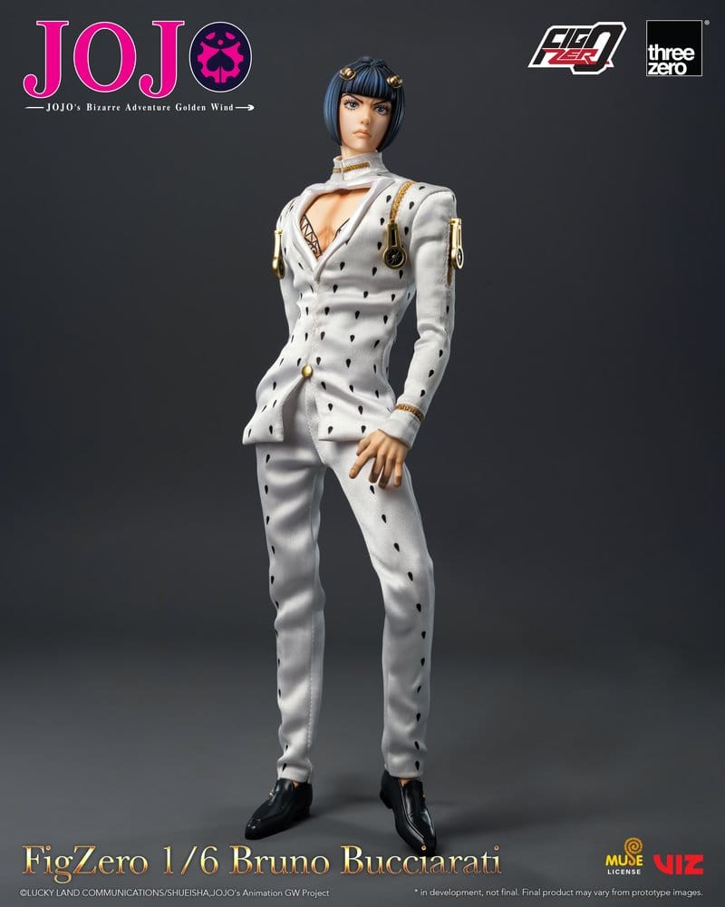 Jojo's Bizarre Adventure: Golden Wind FigZero Actionfigur 1/6 Bruno Bucciarati 31 cm Image 8