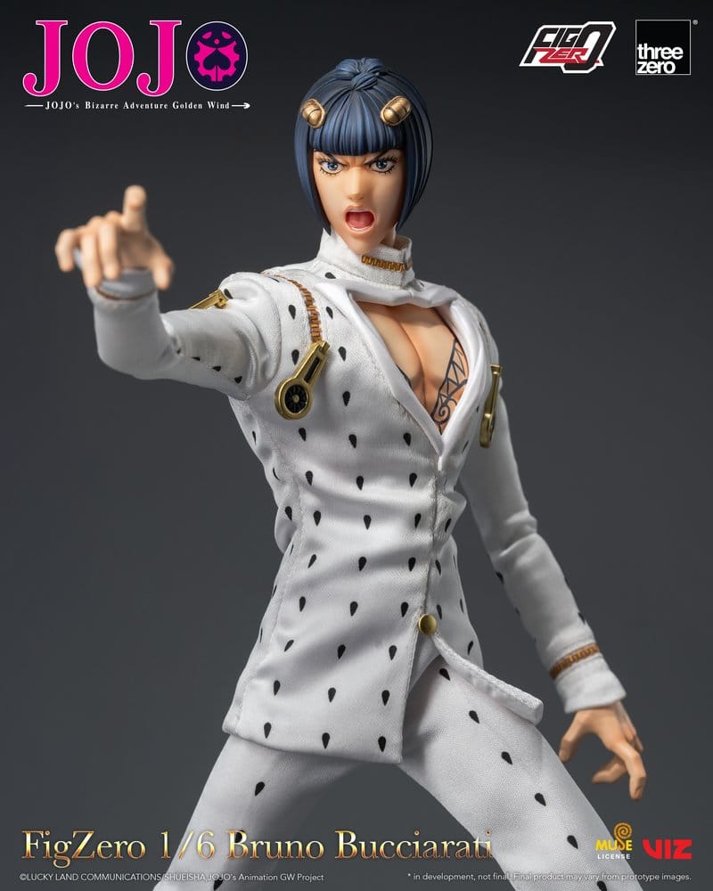 Jojo's Bizarre Adventure: Golden Wind FigZero Actionfigur 1/6 Bruno Bucciarati 31 cm Image 15