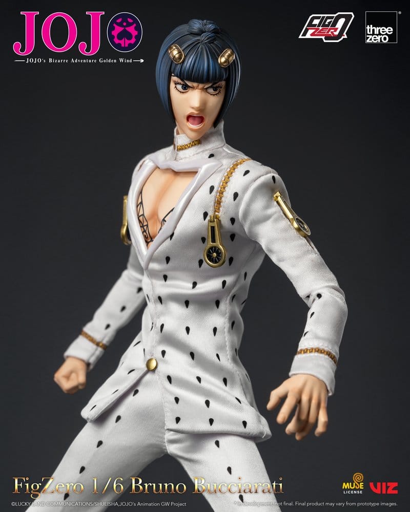 Jojo's Bizarre Adventure: Golden Wind FigZero Actionfigur 1/6 Bruno Bucciarati 31 cm Image 16