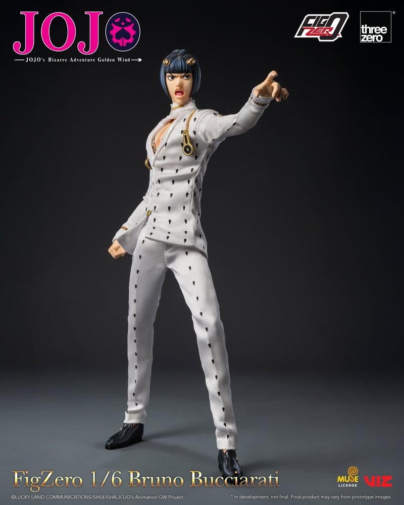 Jojo's Bizarre Adventure: Golden Wind FigZero Actionfigur 1/6 Bruno Bucciarati 31 cm Image 17