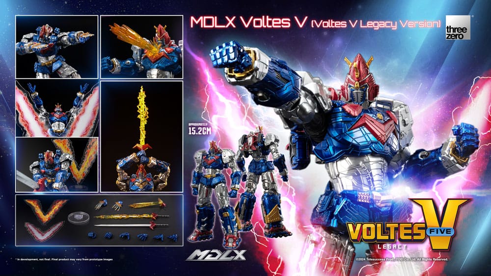 Voltes V MDLX Actionfigur Voltes V (Voltes V Legacy Version) 15 cm Image 16
