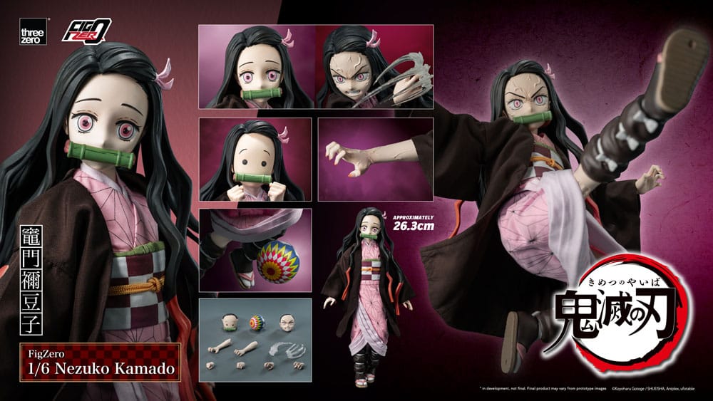 Demon Slayer: Kimetsu no Yaiba FigZero Actionfigur 1/6 Nezuko Kamado 26 cm Image 15