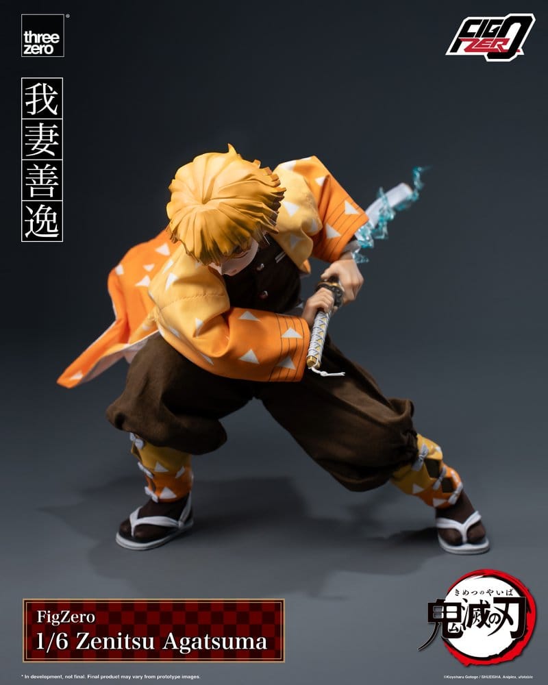 Demon Slayer: Kimetsu no Yaiba FigZero Actionfigur 1/6 Zenitsu Agatsuma 28 cm Image 7