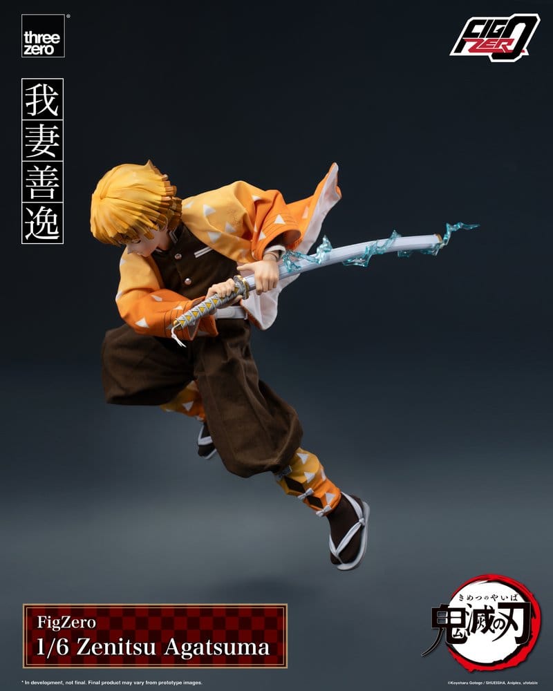 Demon Slayer: Kimetsu no Yaiba FigZero Actionfigur 1/6 Zenitsu Agatsuma 28 cm Image 8