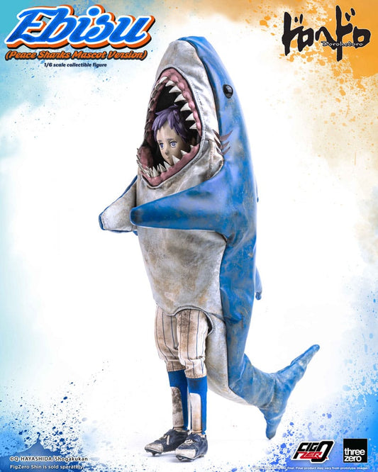 Dorohedoro FigZero Actionfigur 1/6 Ebisu Peace Sharks Mascot Ver. 24 cm Image 1