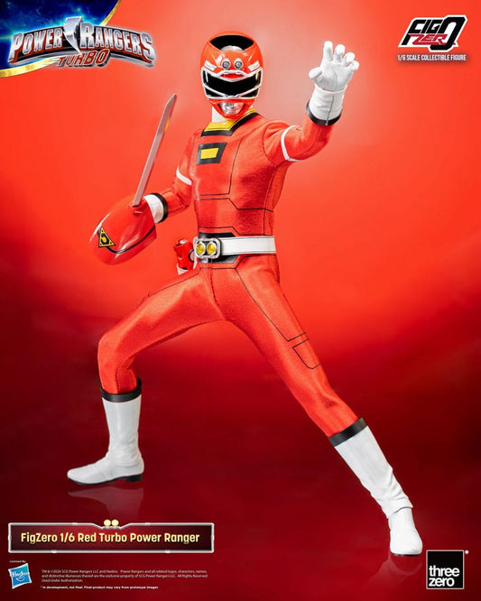 Power Rangers Turbo FigZero Actionfigur 1/6 Red Turbo Power Ranger 30 cm Image 1