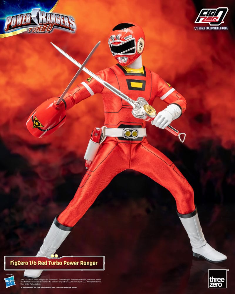 Power Rangers Turbo FigZero Actionfigur 1/6 Red Turbo Power Ranger 30 cm Image 3