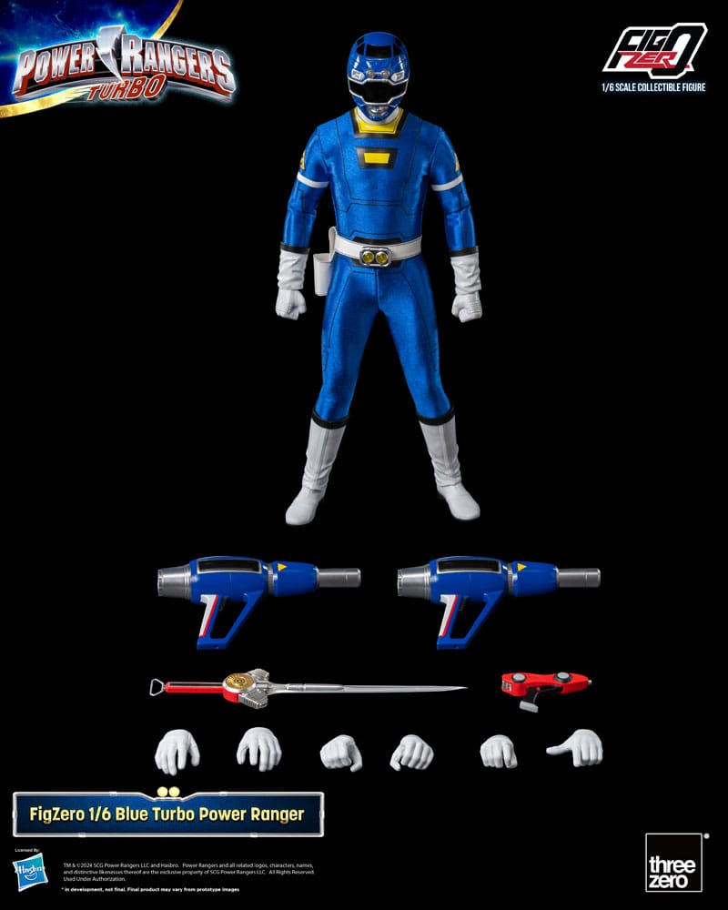 Power Rangers Turbo FigZero Actionfigur 1/6 Blue Turbo Power Ranger 30 cm Image 2